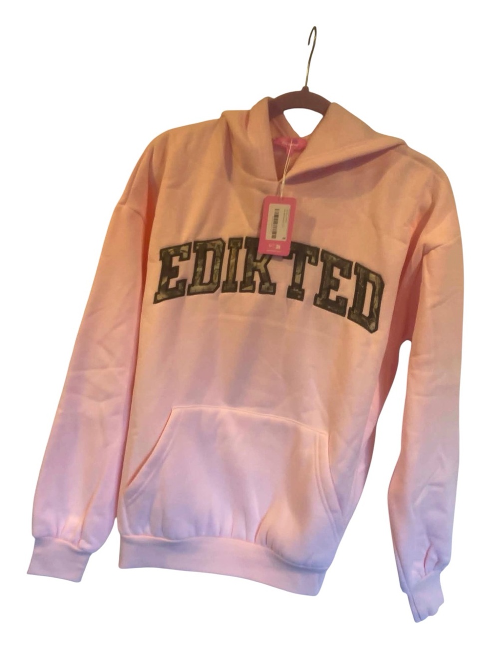 NET Edikted Hoodie PINK Size Small